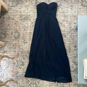 Bill levkoff navy long dress